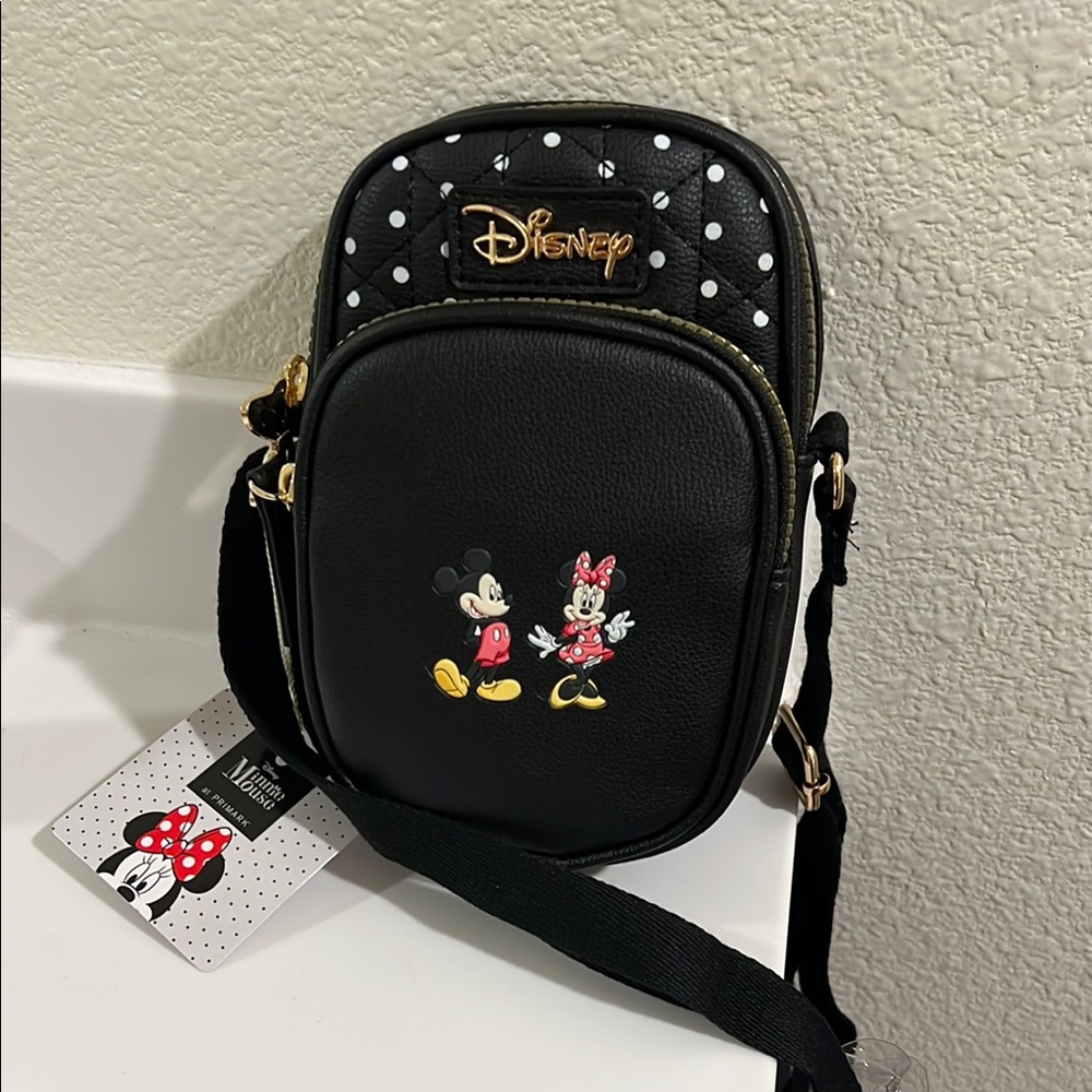 Disney Black Polka Dot Crossbody Bag